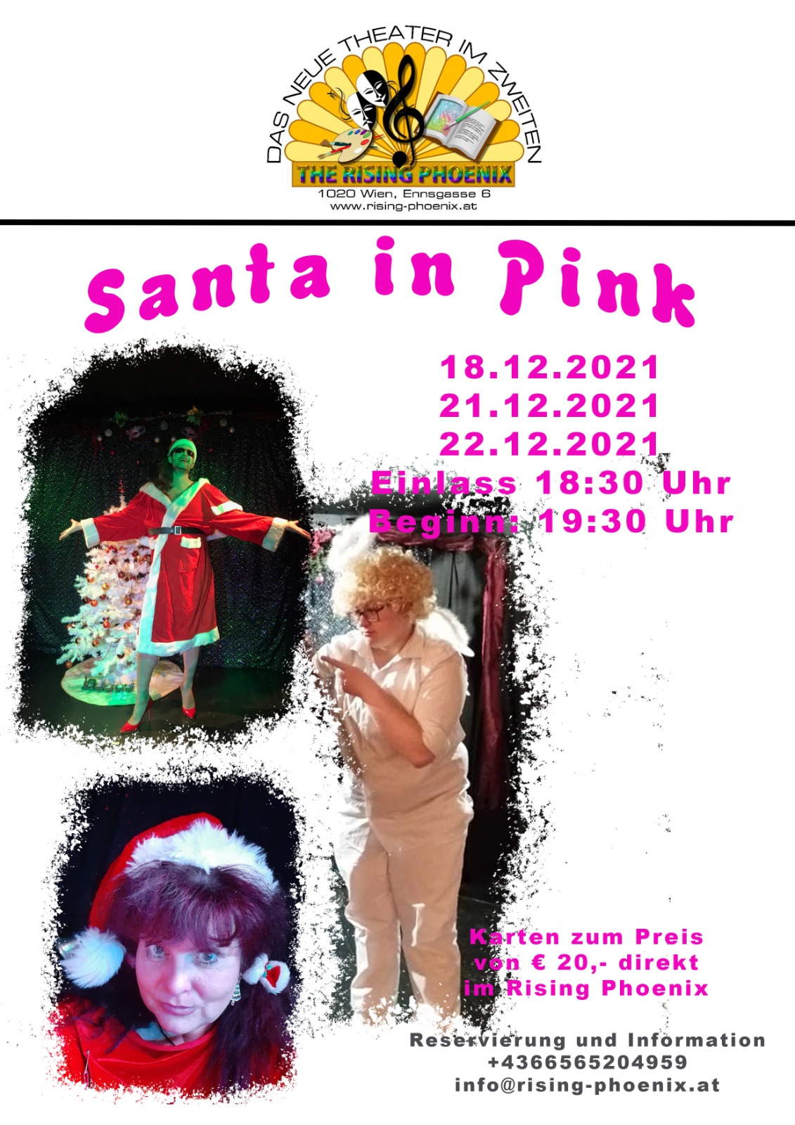 Santa in Pink