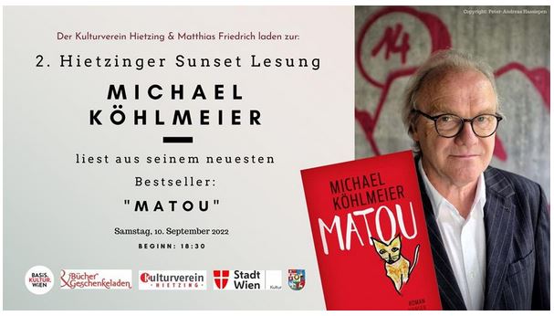 2. Hietzinger Sunset Lesung mit Michael Köhlmeier