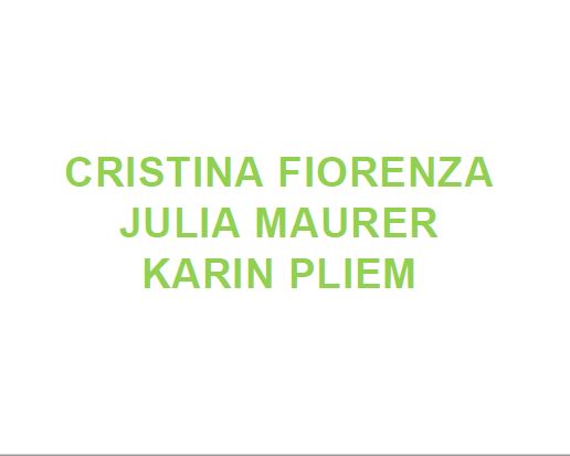 Ausstellung Cristina Fiorenza, Julia Maurer, Karin Pliem