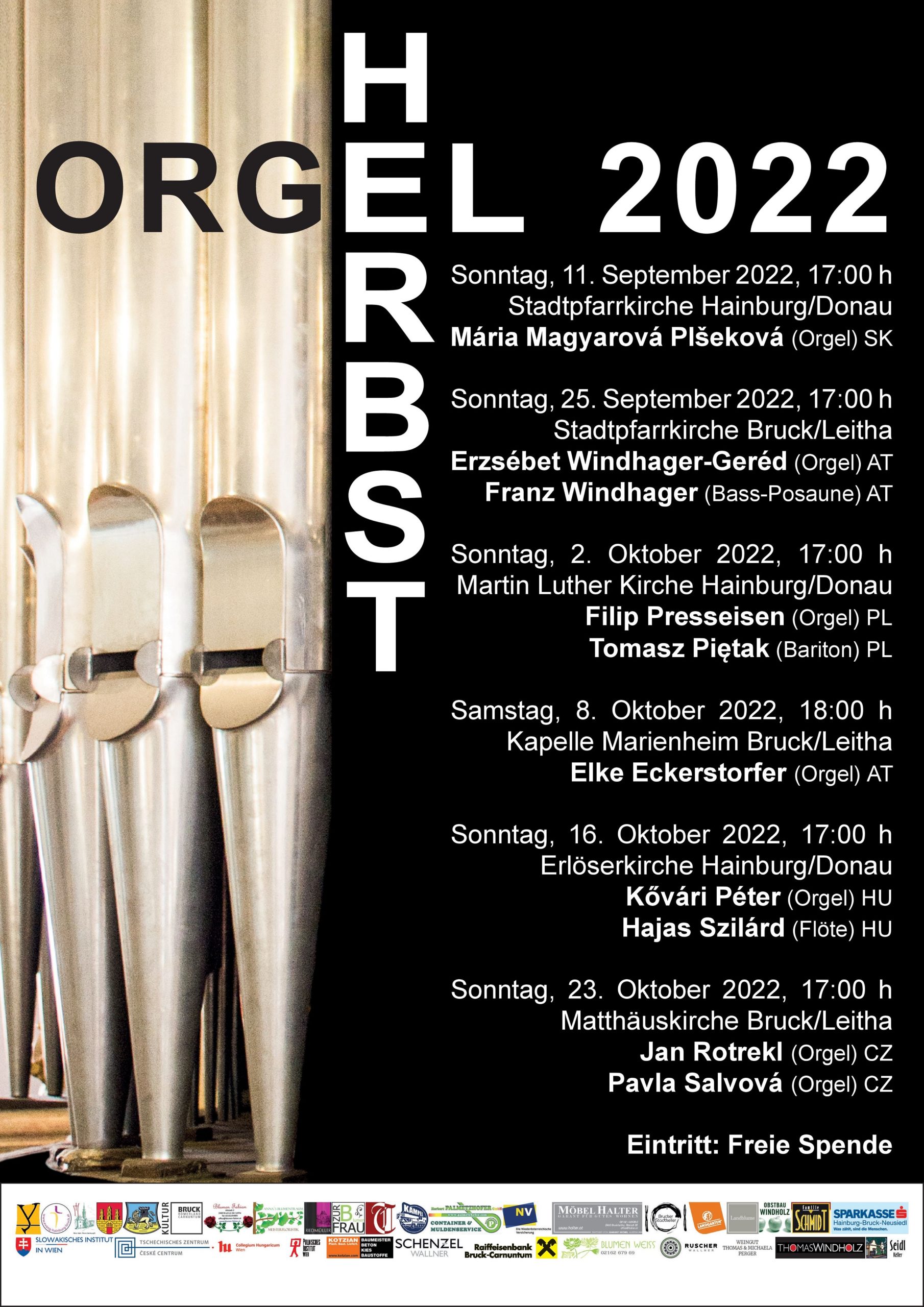 Tschechische Teilnahme am Musikfestival „Orgelherbst 2022“