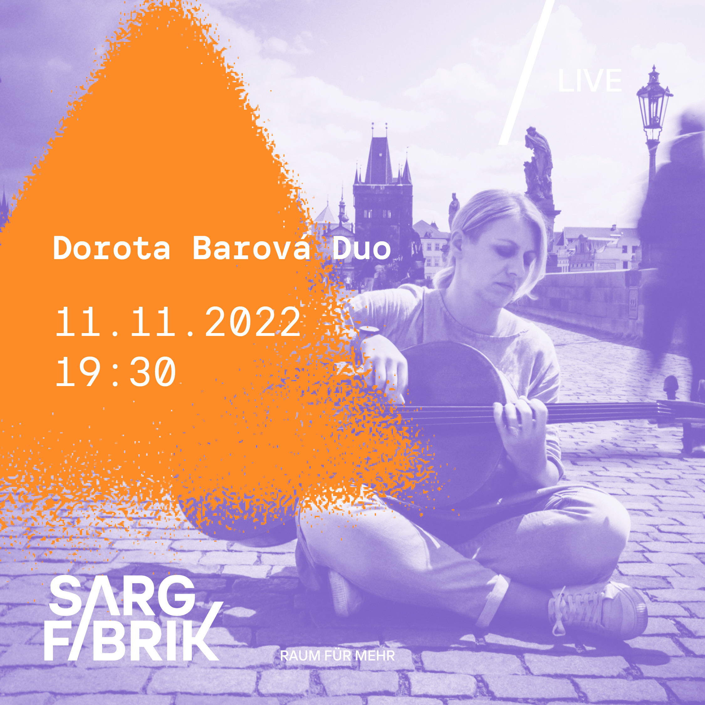 Dorota Barová Duo | Konzert im Kulturhaus Sargfabrik