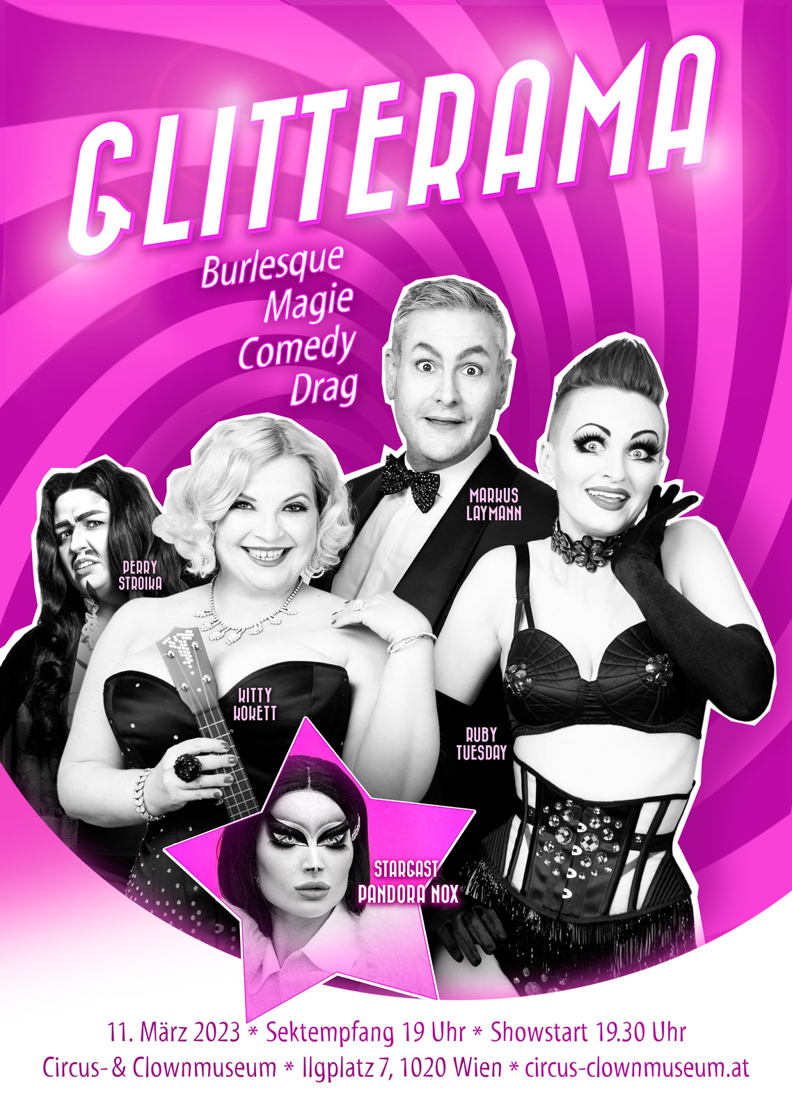 Glitterama - Burlesque, Magie & Comedy