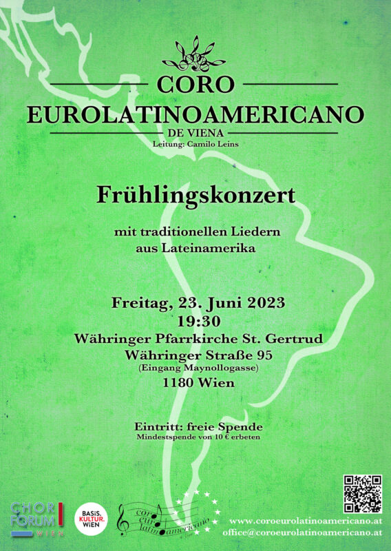 Frühlingskonzert des Coro Eurolatinoamericano de Viena