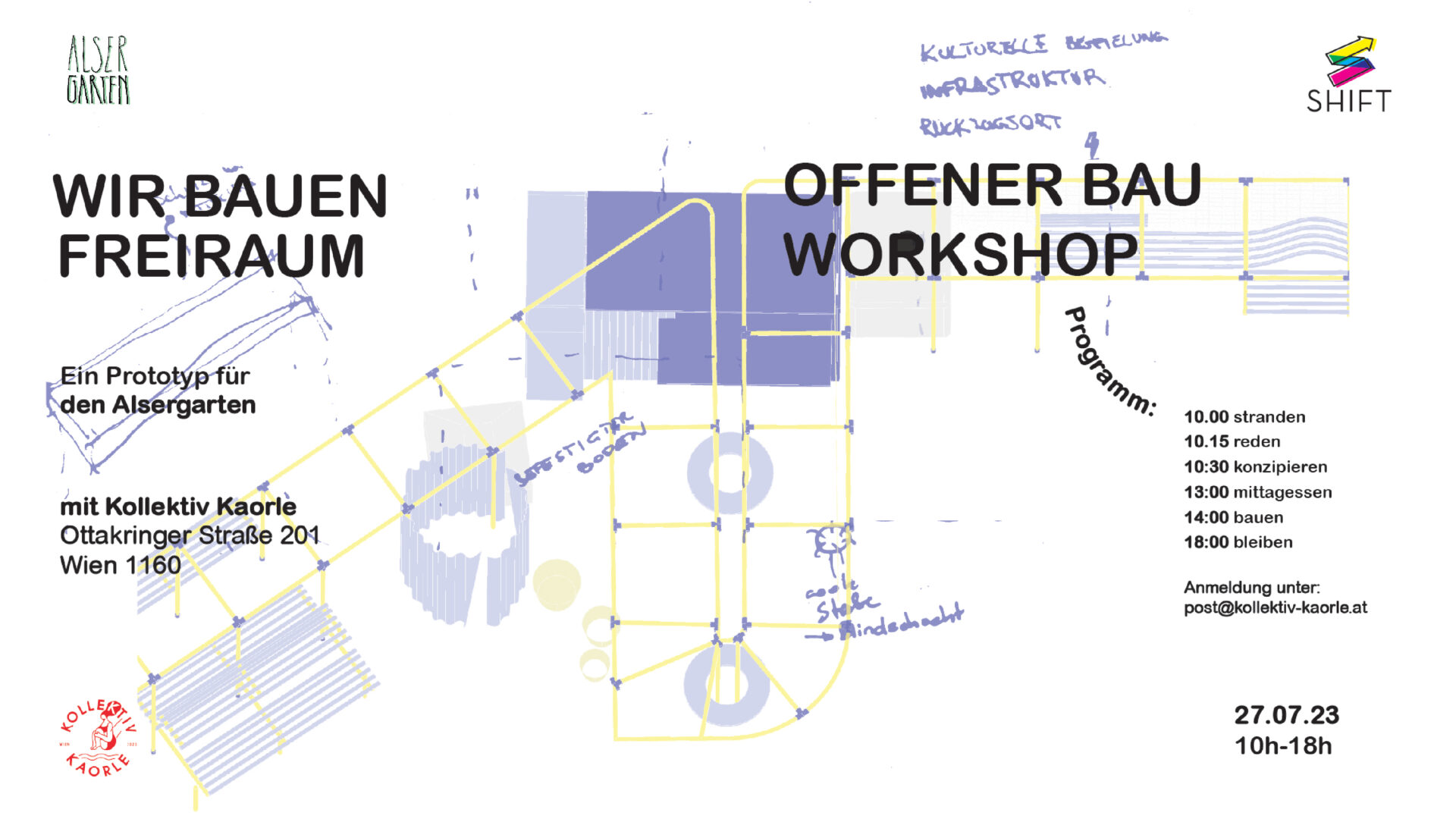 PARADIESL - WIR BAUEN FREIRAUM - offener Workshop