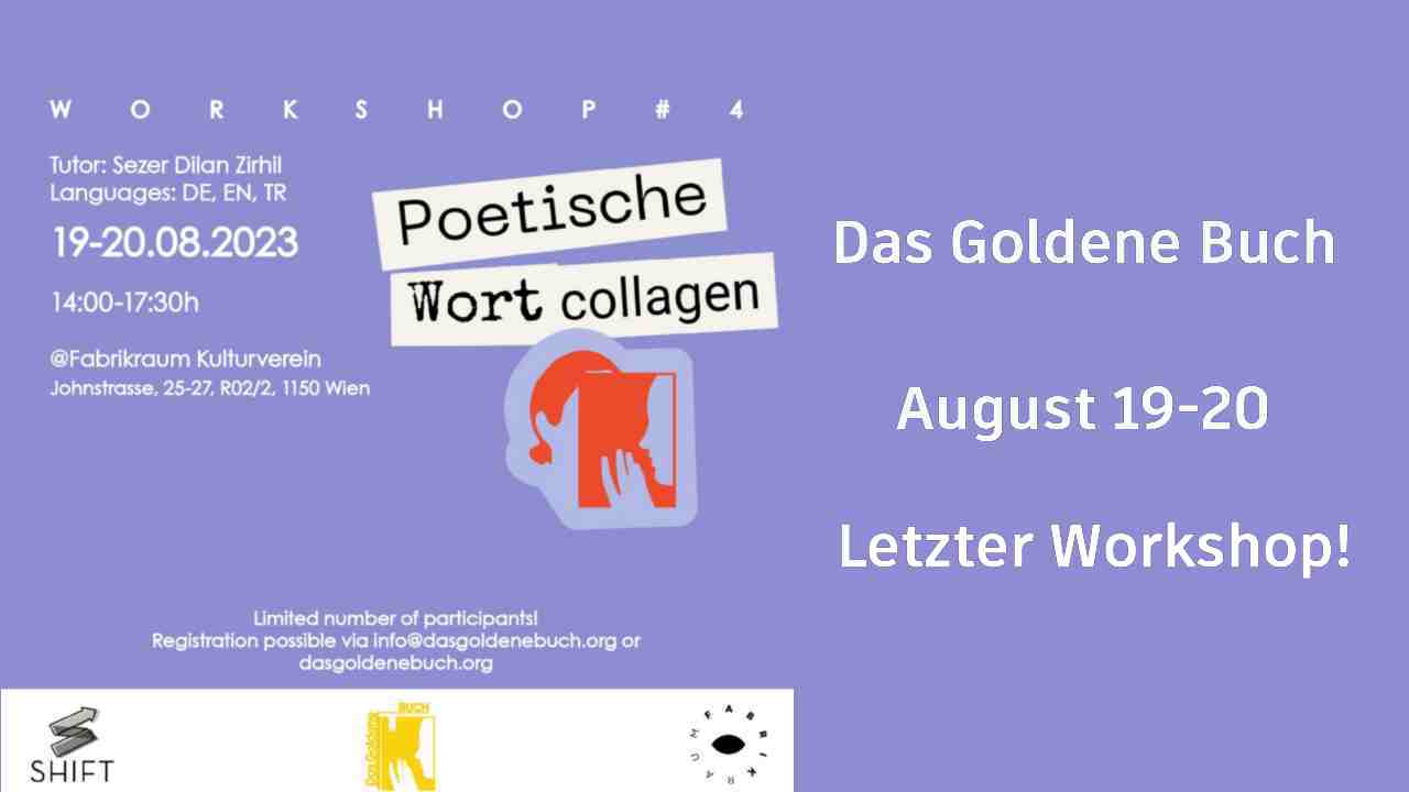 Das Goldene Buch Workshop (August 19-20)