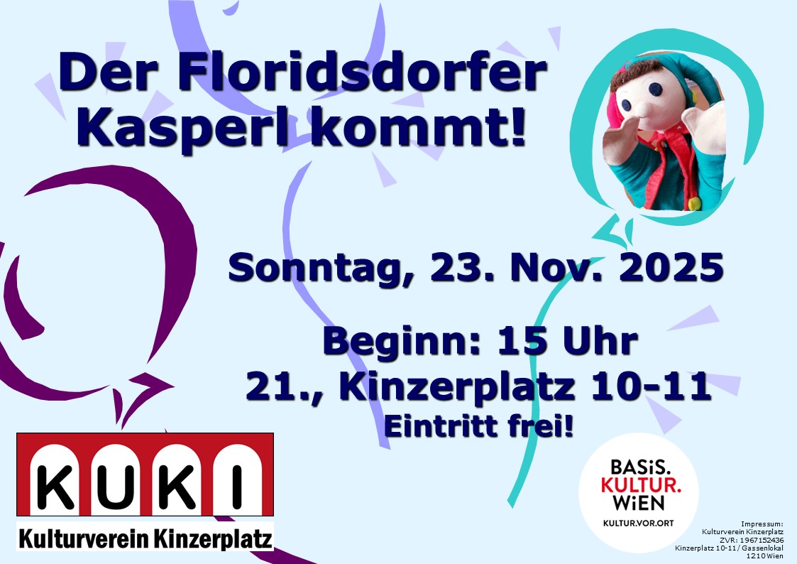 Der Floridsdorfer Kasperl kommt!