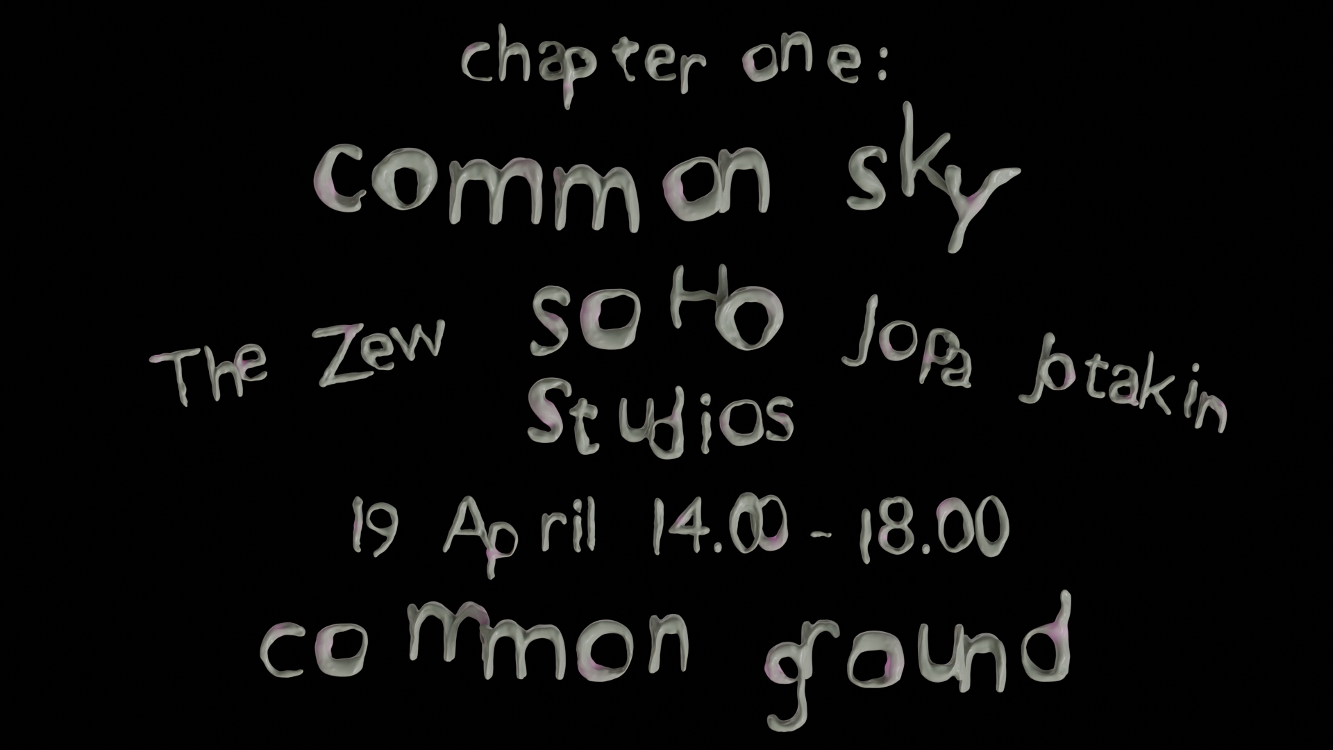 Post Covid Society - chapter one: common ground / common sky