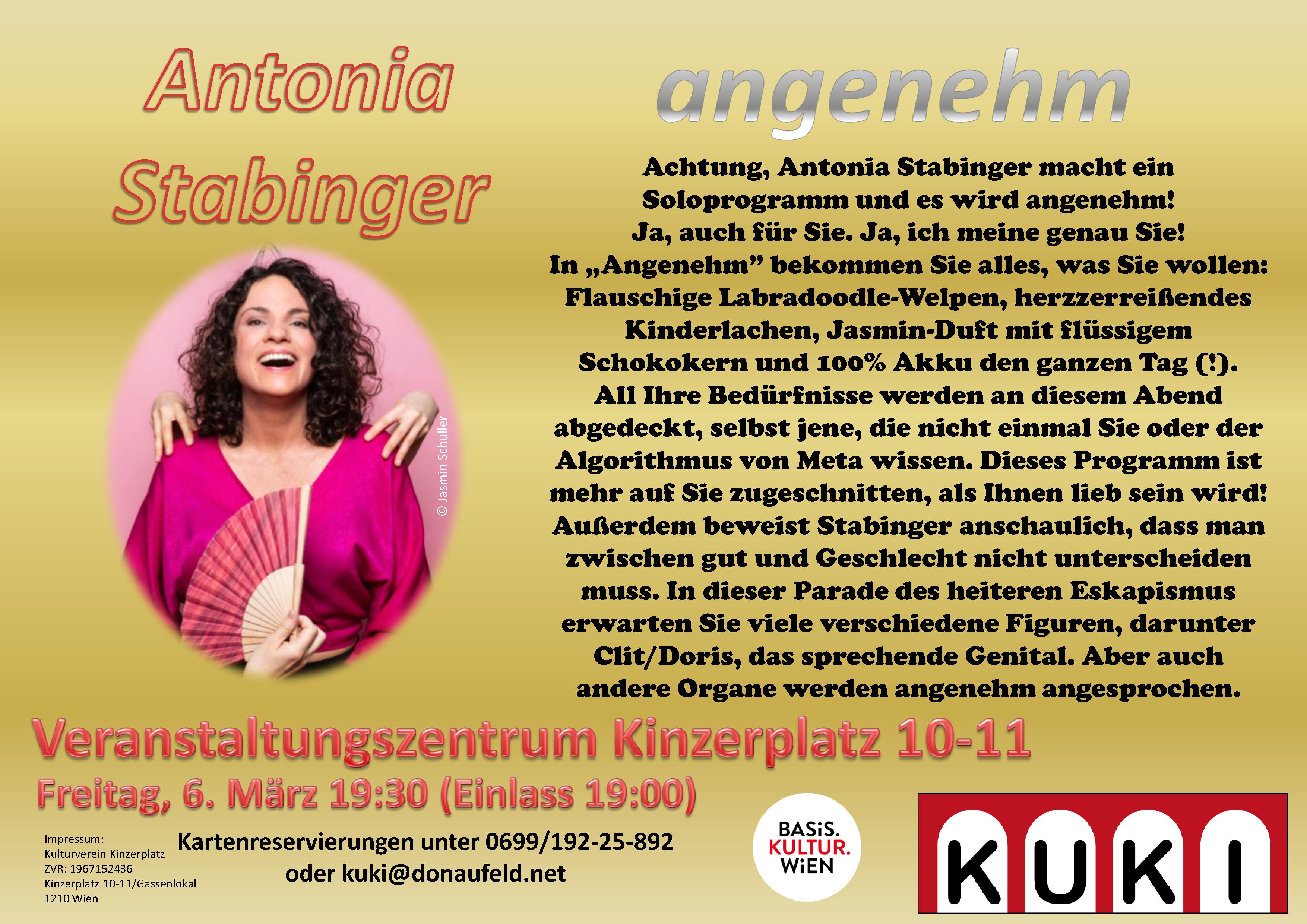Kabarett: Antonia Stabinger 