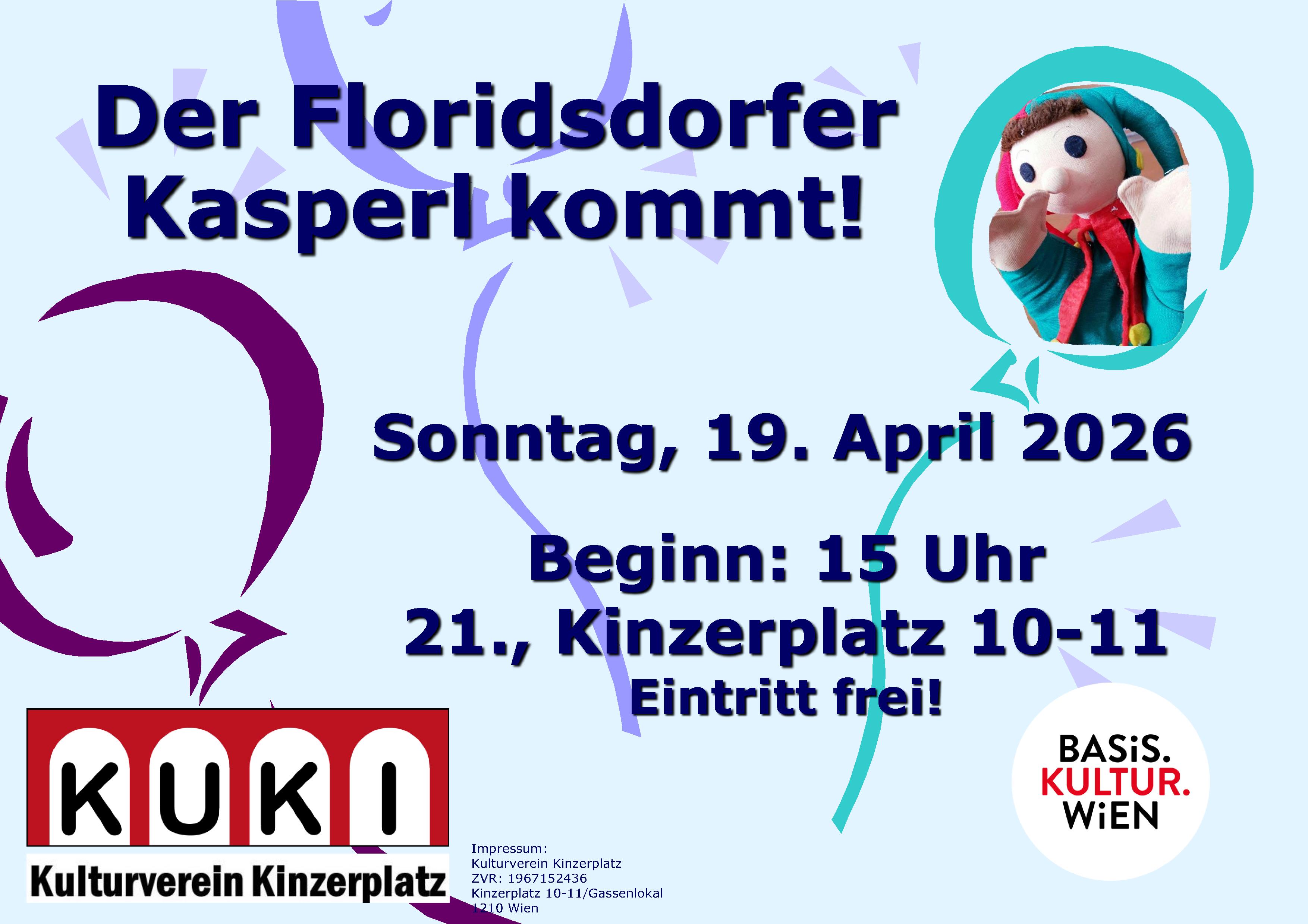 Der Floridsdorfer Kasperl kommt!