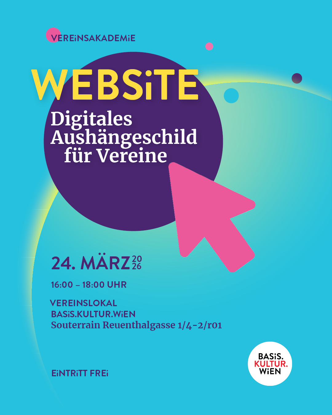 Website - Informationsplattform und digitales Aushängeschild für Vereine