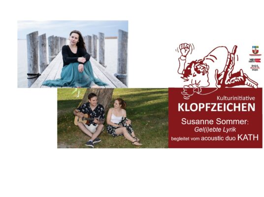 Susanne Sommer „Gel(i)ebte Lyrik“, musikalisch begleitet vom acoustic duo KATH