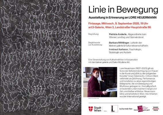 Linie in Bewegung - Lore Heuermann - Finissage