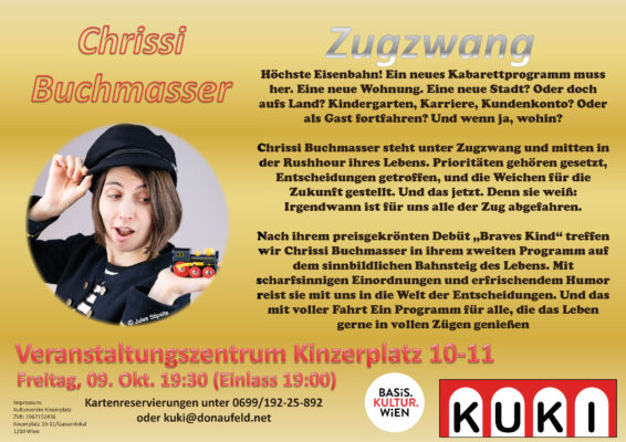 Kabarett: Chrissi Buchmasser "Zugzwang"