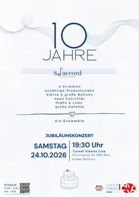 10 Jahre 8 d'accord - Jubiläumskonzert